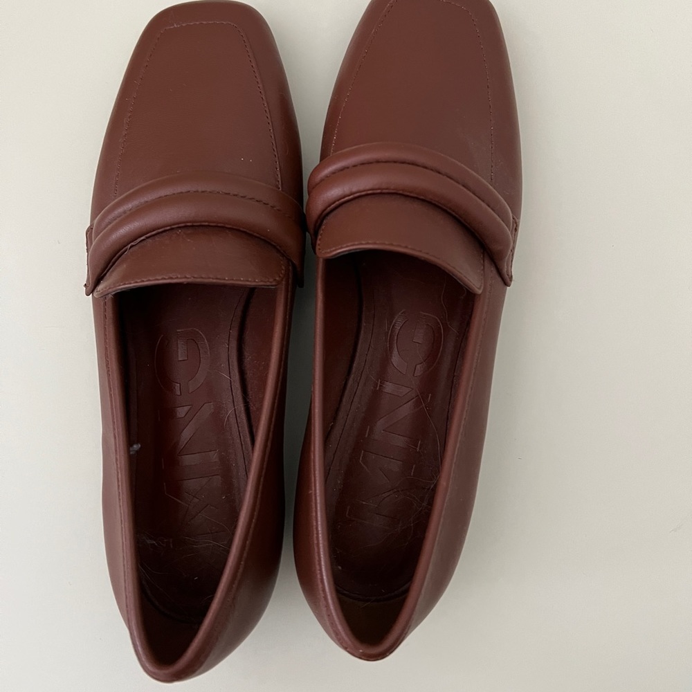Brown Mango Loafers